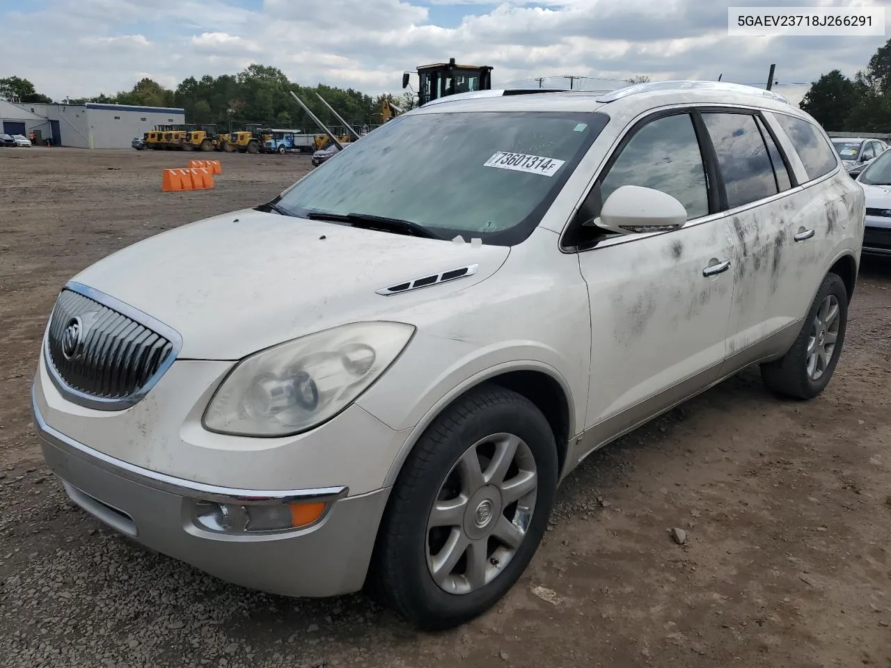 2008 Buick Enclave Cxl VIN: 5GAEV23718J266291 Lot: 73601314