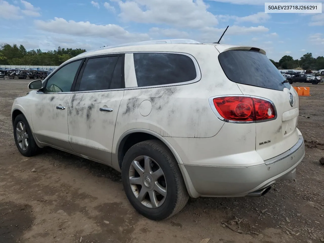 2008 Buick Enclave Cxl VIN: 5GAEV23718J266291 Lot: 73601314