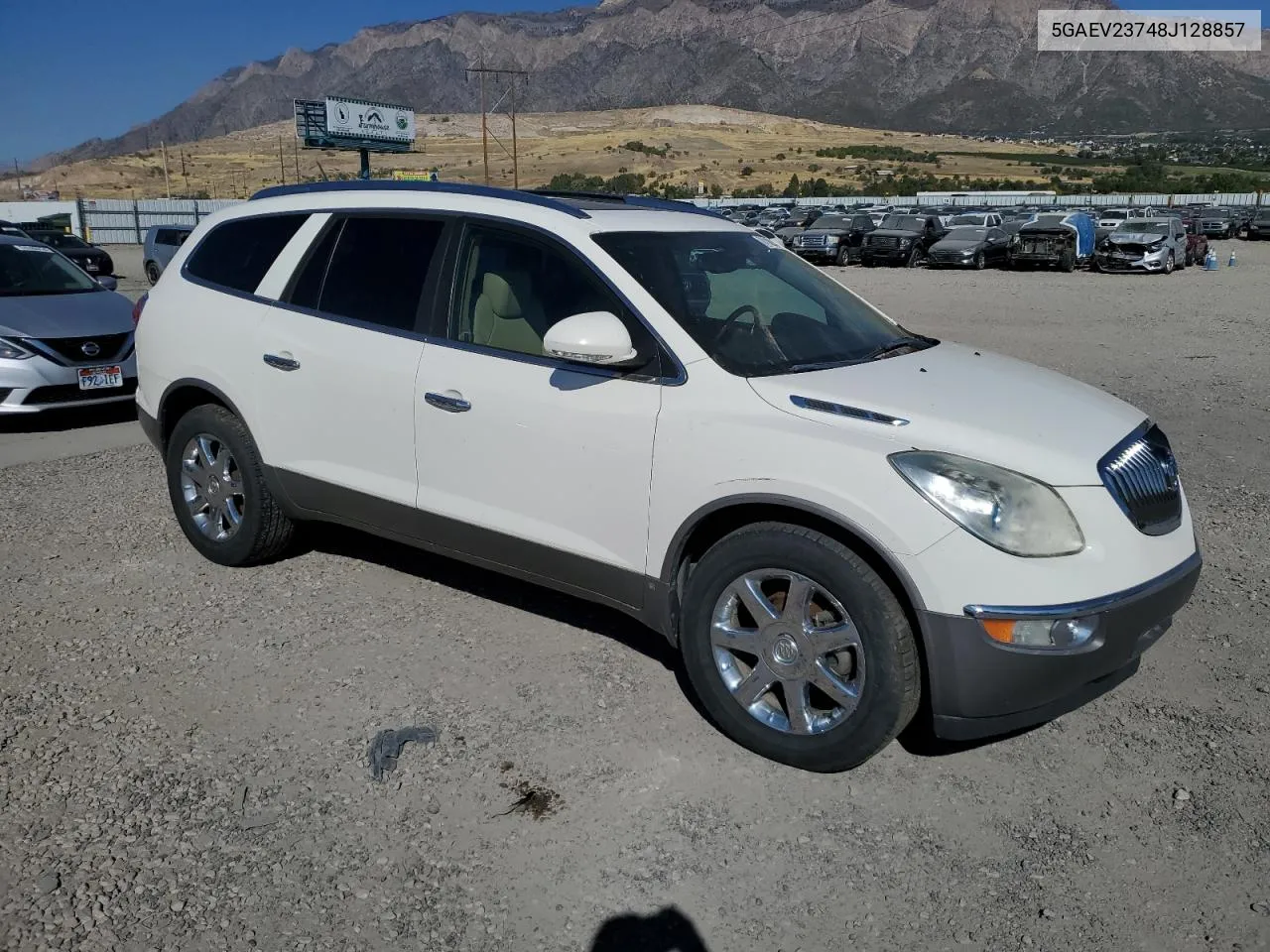 2008 Buick Enclave Cxl VIN: 5GAEV23748J128857 Lot: 74118944