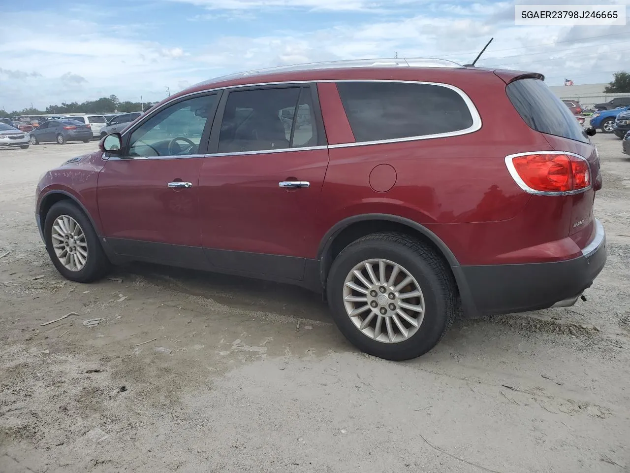 2008 Buick Enclave Cxl VIN: 5GAER23798J246665 Lot: 75206354