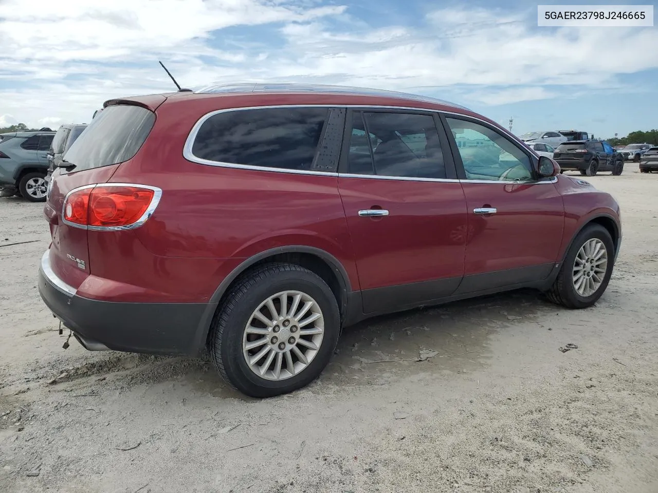 2008 Buick Enclave Cxl VIN: 5GAER23798J246665 Lot: 75206354