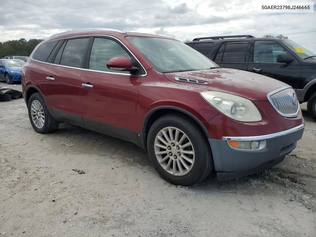 2008 Buick Enclave Cxl VIN: 5GAER23798J246665 Lot: 75206354