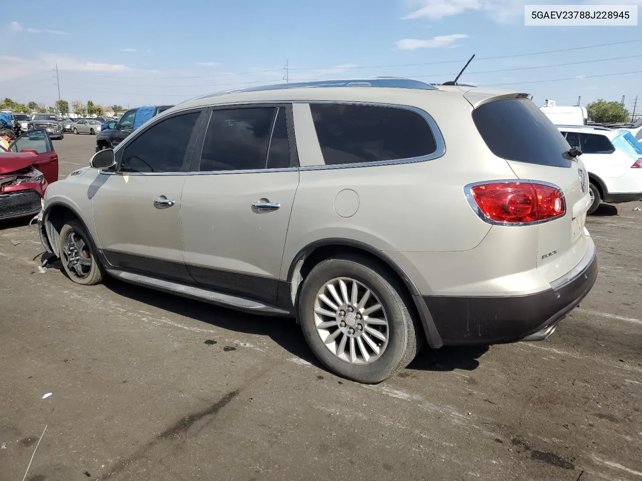 2008 Buick Enclave Cxl VIN: 5GAEV23788J228945 Lot: 75239494