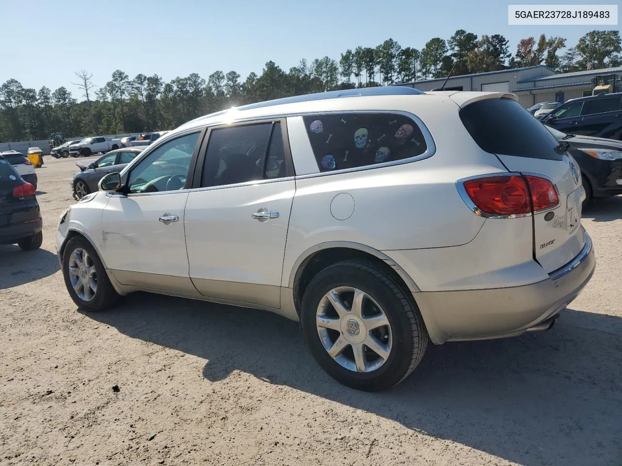 2008 Buick Enclave Cxl VIN: 5GAER23728J189483 Lot: 76319804