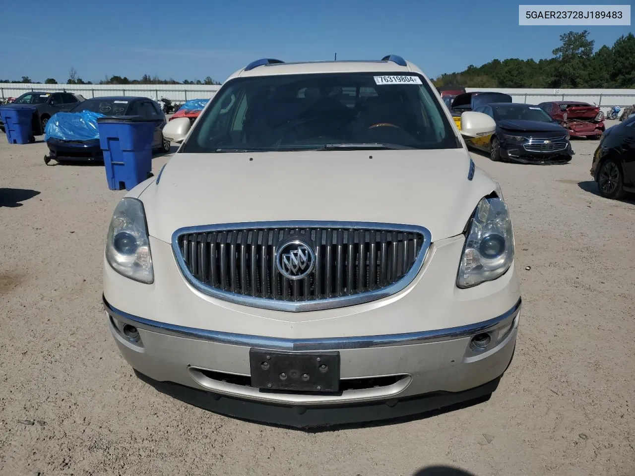 2008 Buick Enclave Cxl VIN: 5GAER23728J189483 Lot: 76319804