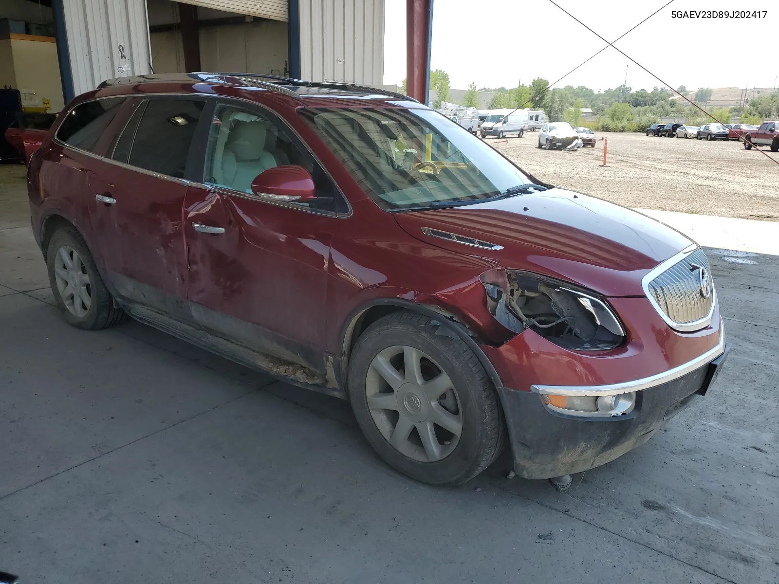 2009 Buick Enclave Cxl VIN: 5GAEV23D89J202417 Lot: 65837354