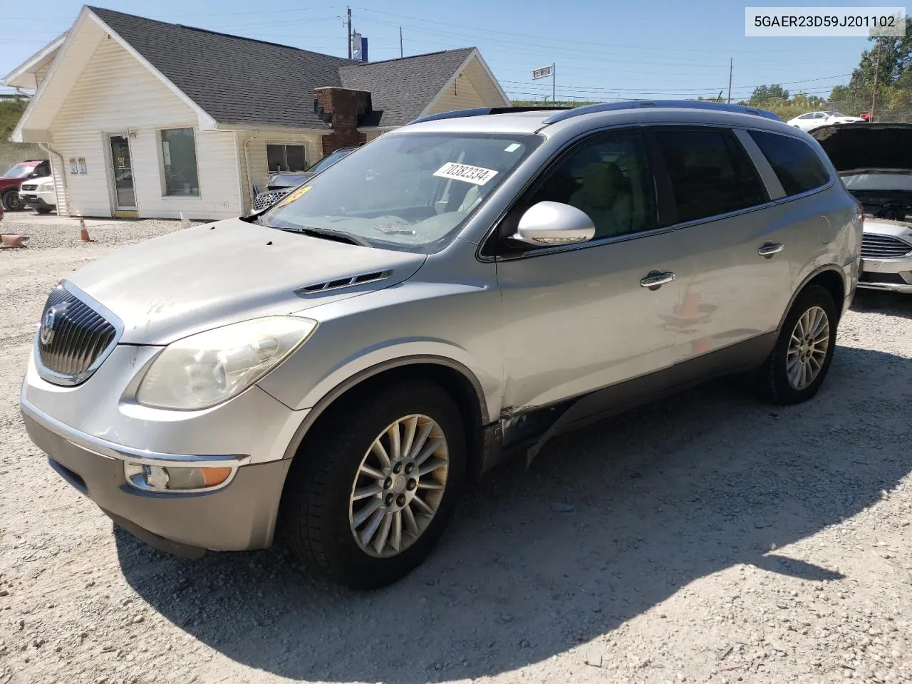 2009 Buick Enclave Cxl VIN: 5GAER23D59J201102 Lot: 70382334