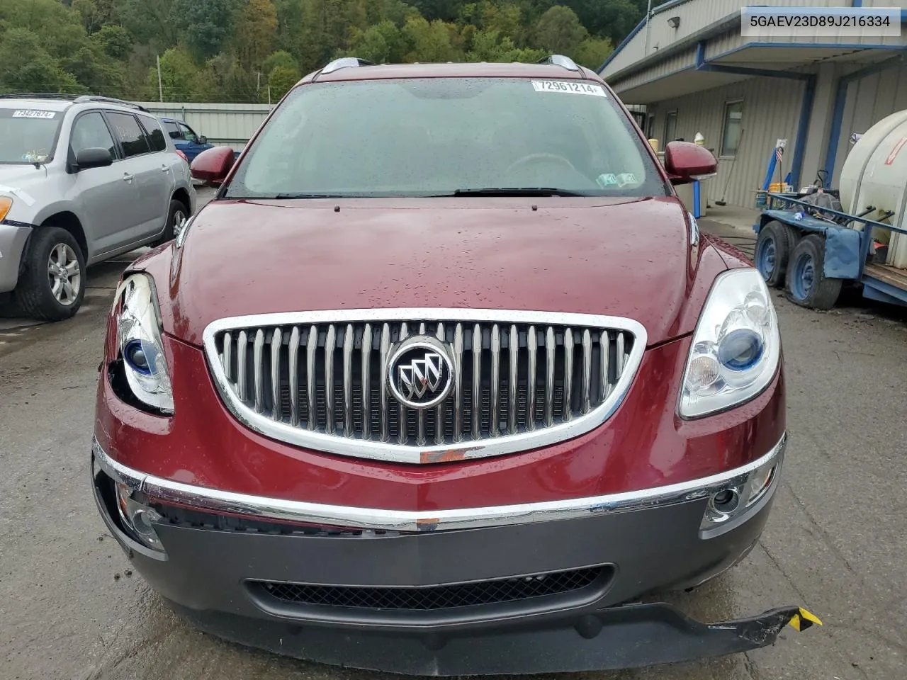 2009 Buick Enclave Cxl VIN: 5GAEV23D89J216334 Lot: 72961214