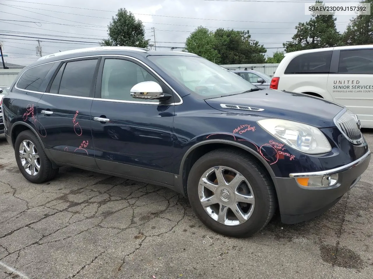 2009 Buick Enclave Cxl VIN: 5GAEV23D09J157392 Lot: 72992534