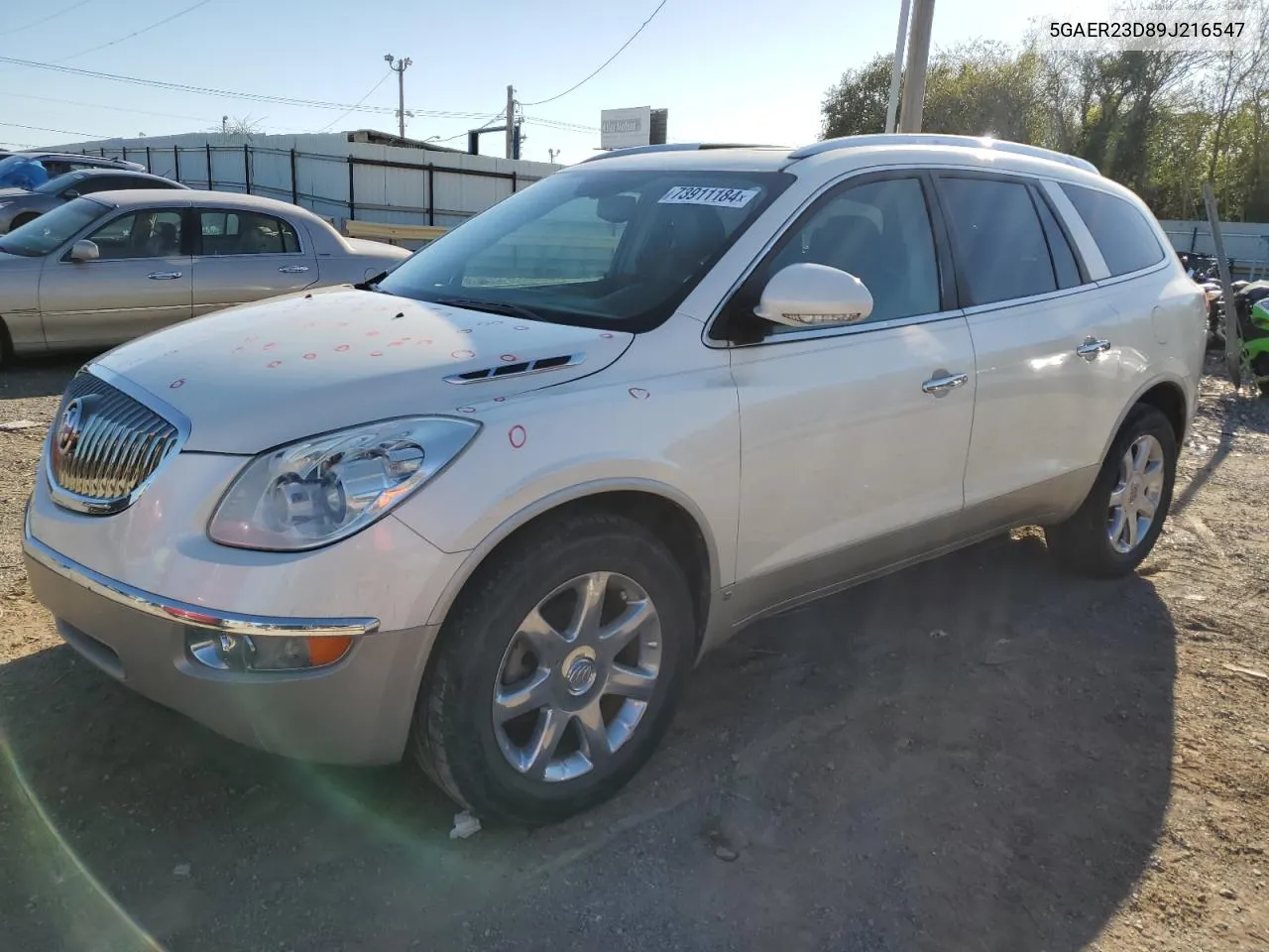 2009 Buick Enclave Cxl VIN: 5GAER23D89J216547 Lot: 73911184