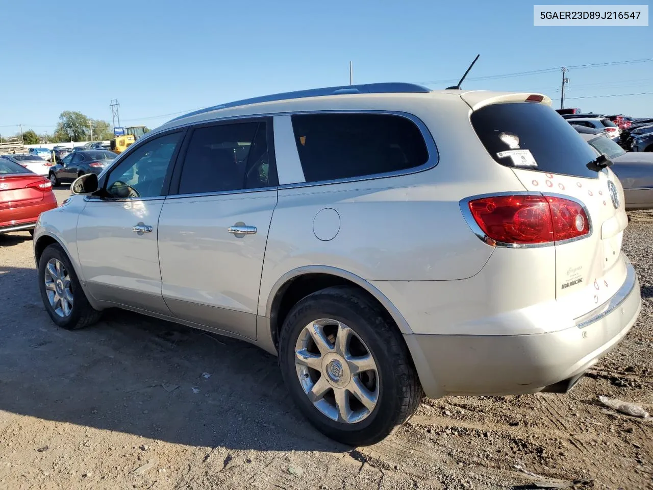 2009 Buick Enclave Cxl VIN: 5GAER23D89J216547 Lot: 73911184