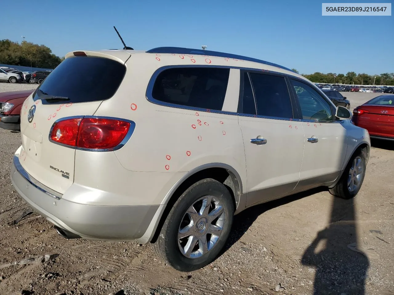 2009 Buick Enclave Cxl VIN: 5GAER23D89J216547 Lot: 73911184