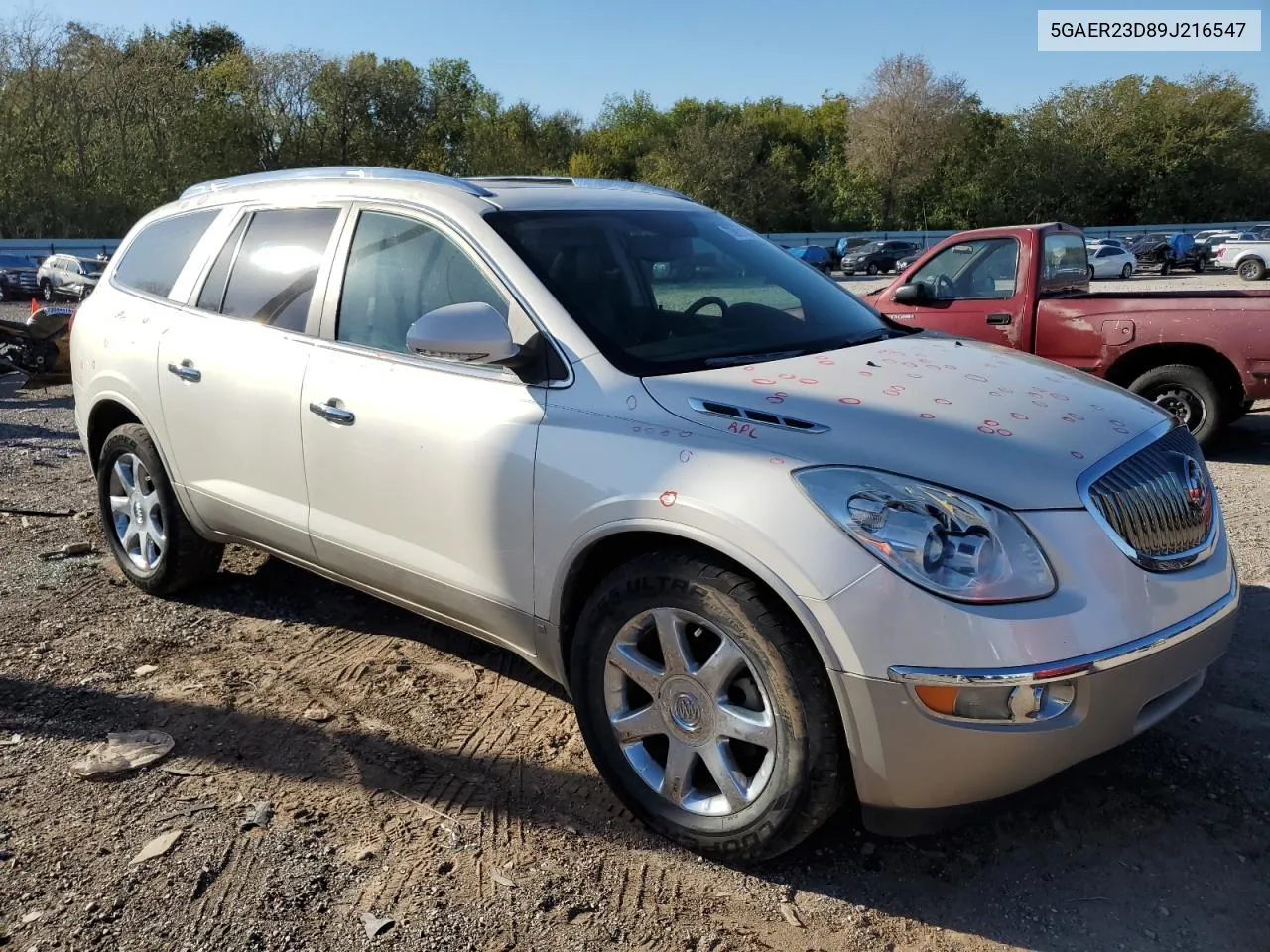 2009 Buick Enclave Cxl VIN: 5GAER23D89J216547 Lot: 73911184