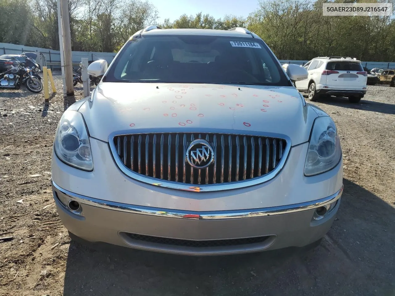 2009 Buick Enclave Cxl VIN: 5GAER23D89J216547 Lot: 73911184