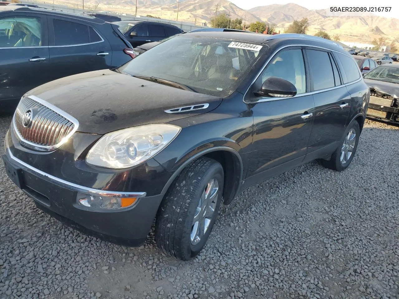 2009 Buick Enclave Cxl VIN: 5GAER23D89J216757 Lot: 74725944