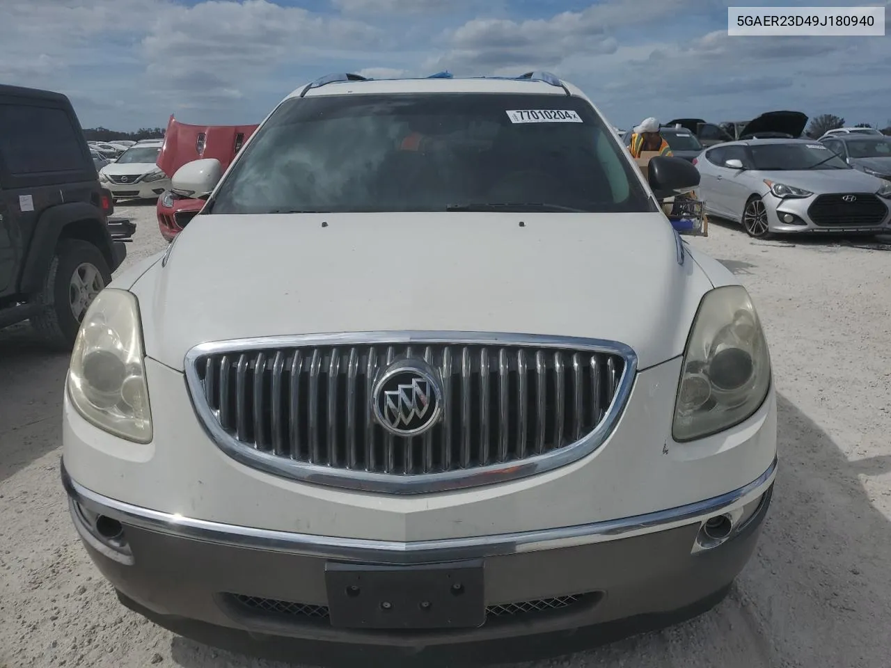 2009 Buick Enclave Cxl VIN: 5GAER23D49J180940 Lot: 77010204