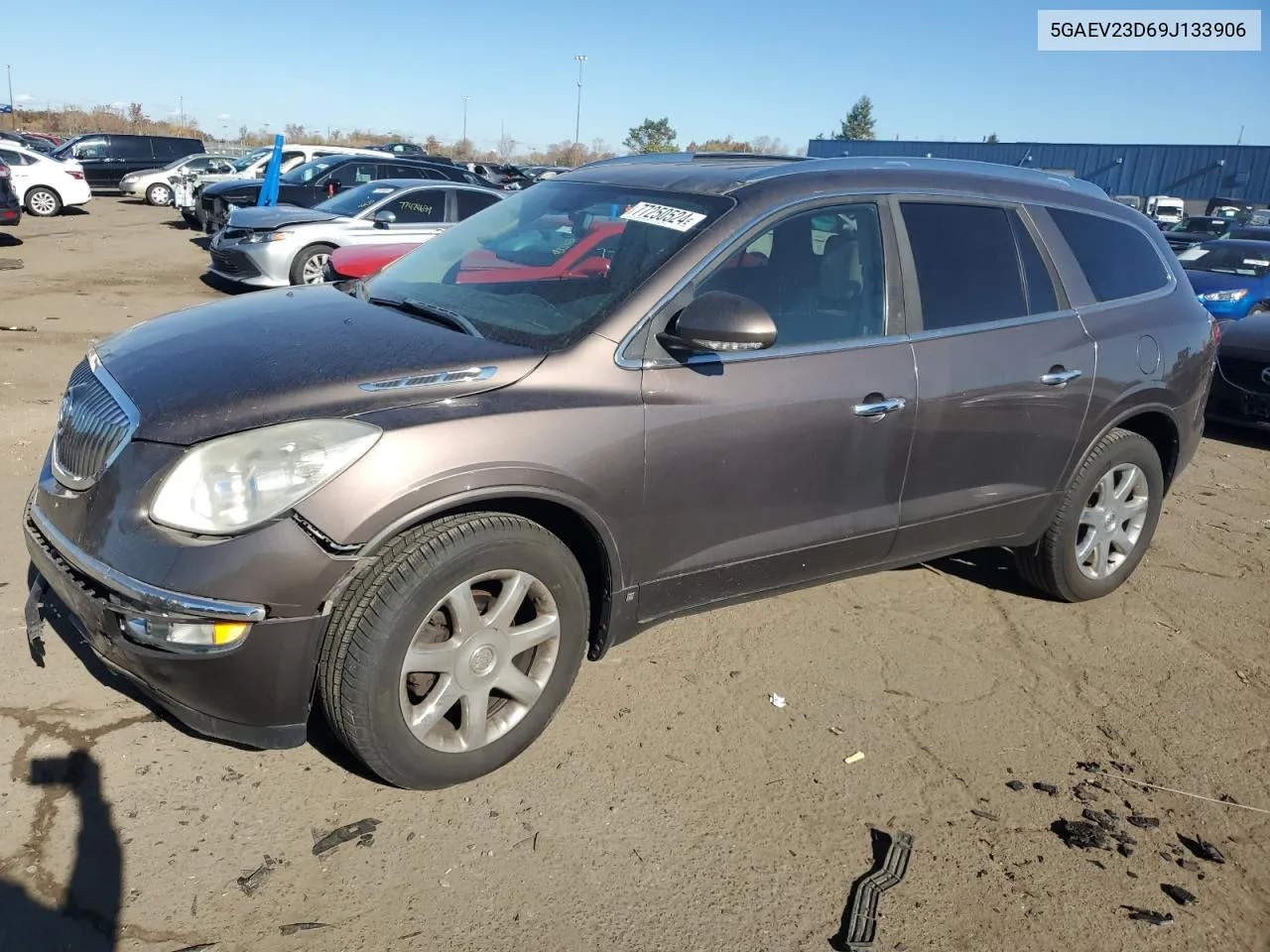 2009 Buick Enclave Cxl VIN: 5GAEV23D69J133906 Lot: 77250524