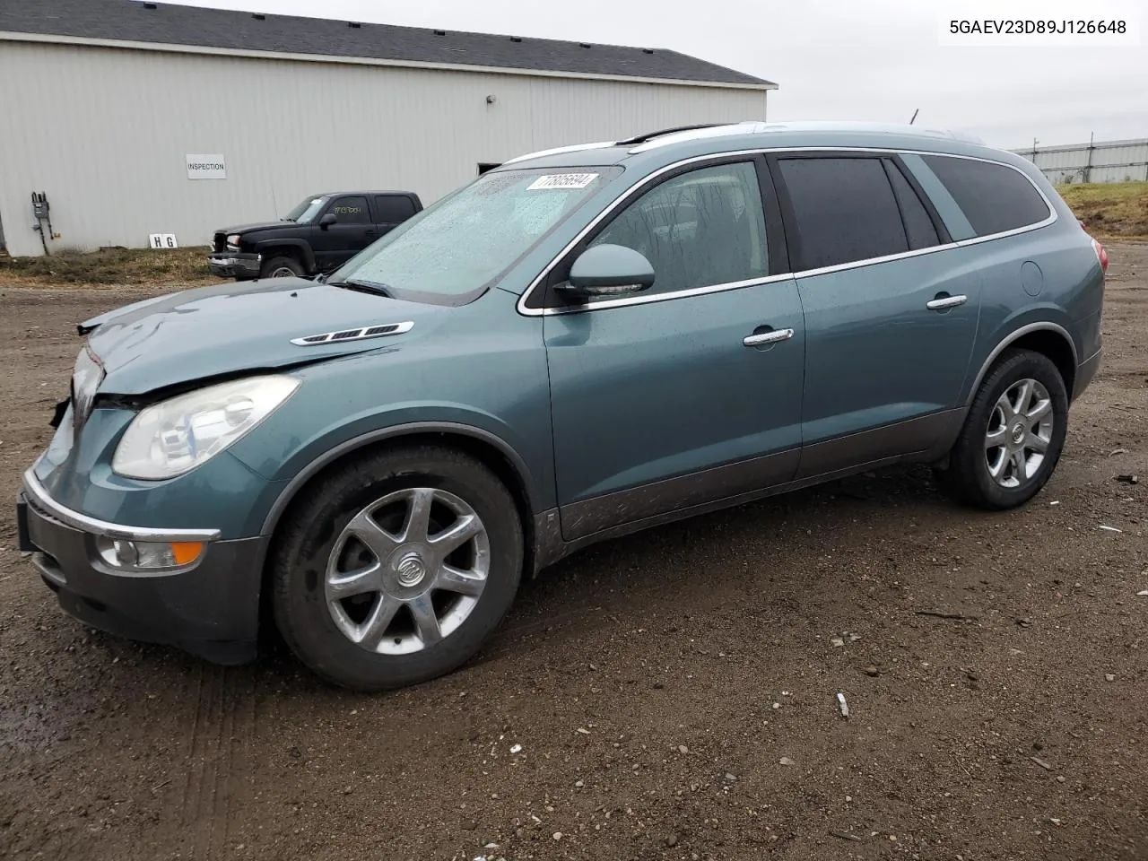 2009 Buick Enclave Cxl VIN: 5GAEV23D89J126648 Lot: 77805694