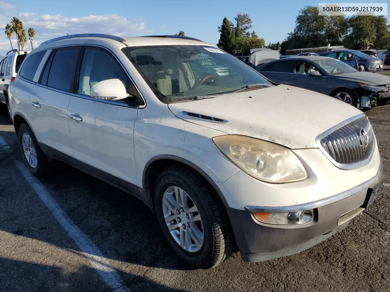 2009 Buick Enclave Cx VIN: 5GAER13D59J217939 Lot: 78279074