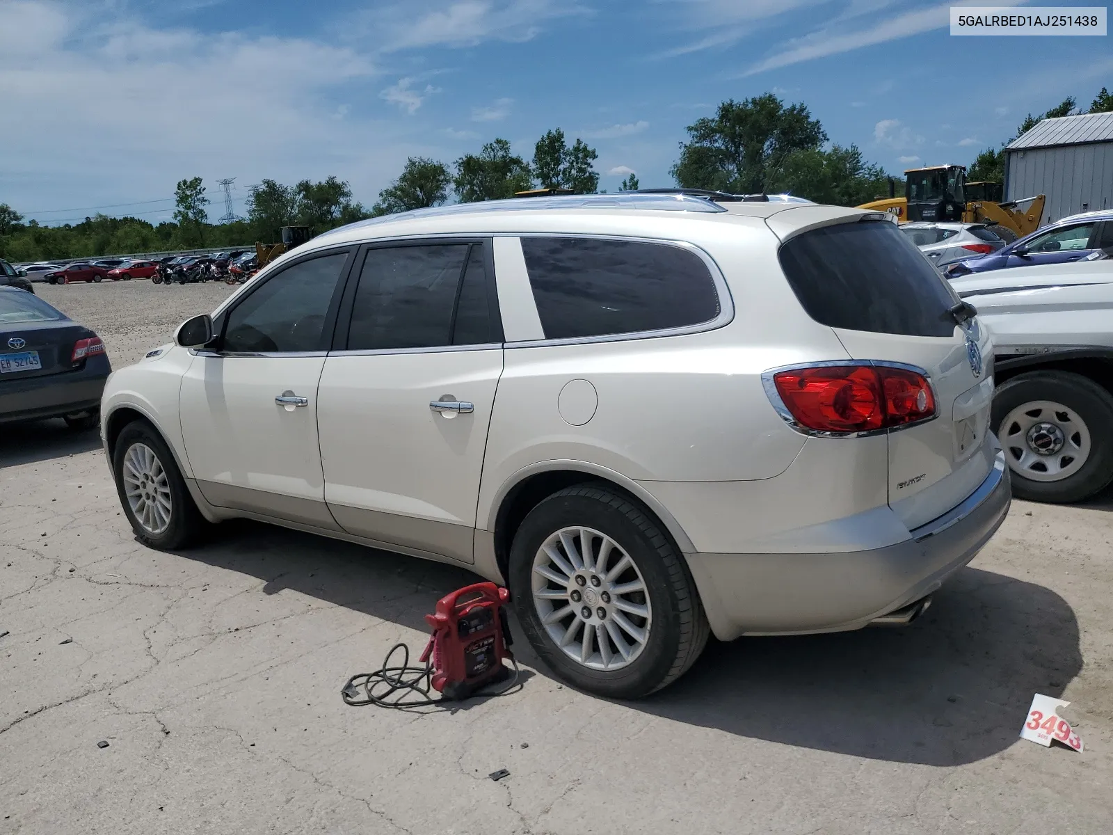 2010 Buick Enclave Cxl VIN: 5GALRBED1AJ251438 Lot: 58716424