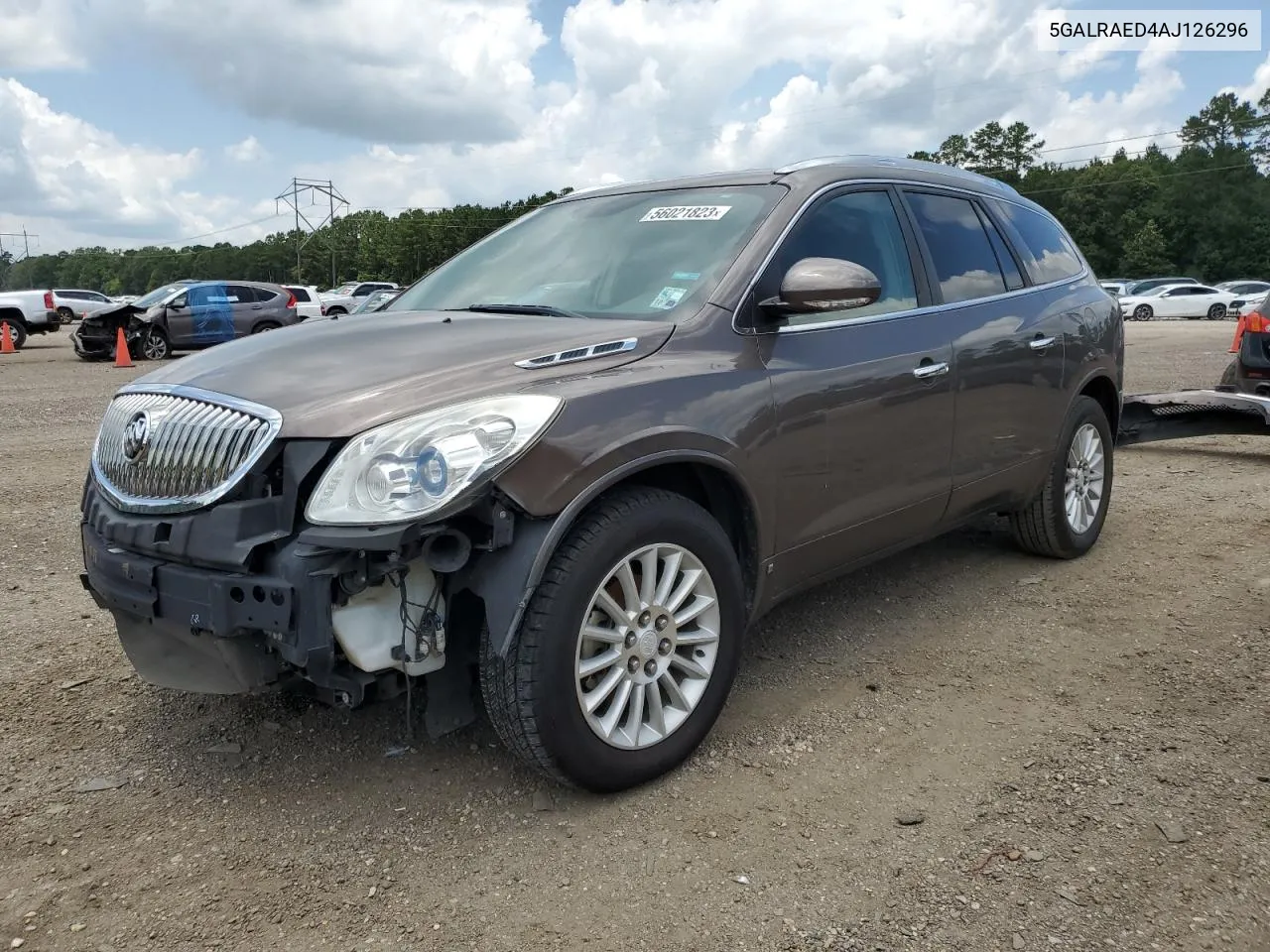 2010 Buick Enclave Cx VIN: 5GALRAED4AJ126296 Lot: 61383644