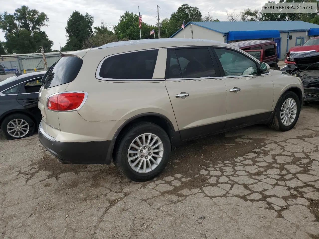 5GALRBED5AJ215770 2010 Buick Enclave Cxl