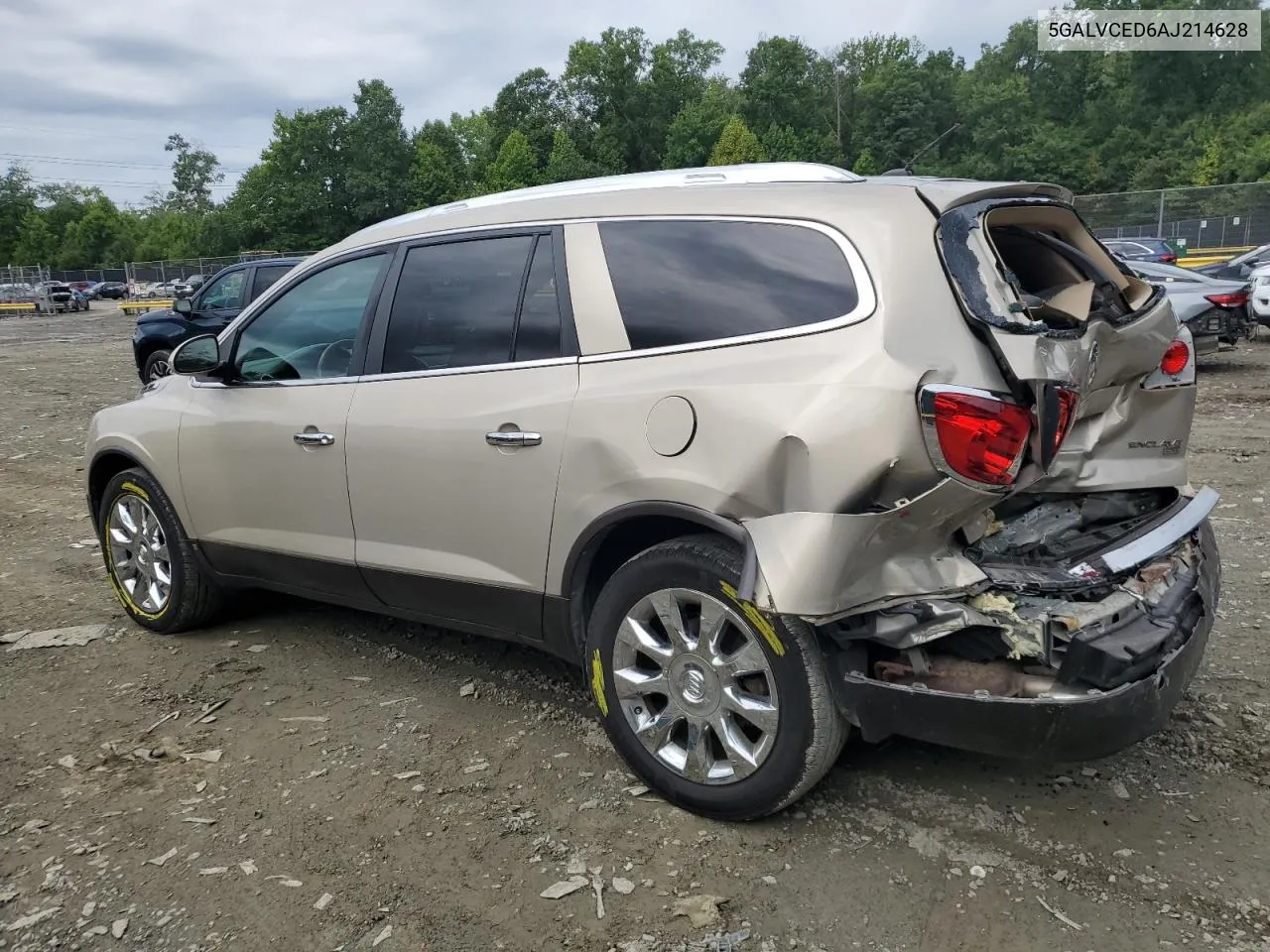 2010 Buick Enclave Cxl VIN: 5GALVCED6AJ214628 Lot: 64950924