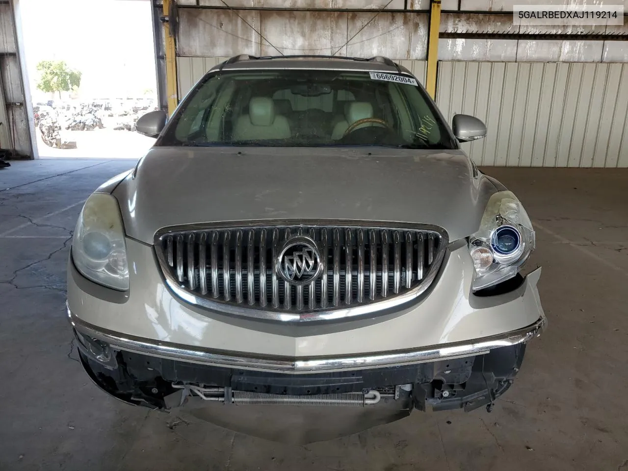 2010 Buick Enclave Cxl VIN: 5GALRBEDXAJ119214 Lot: 66692004