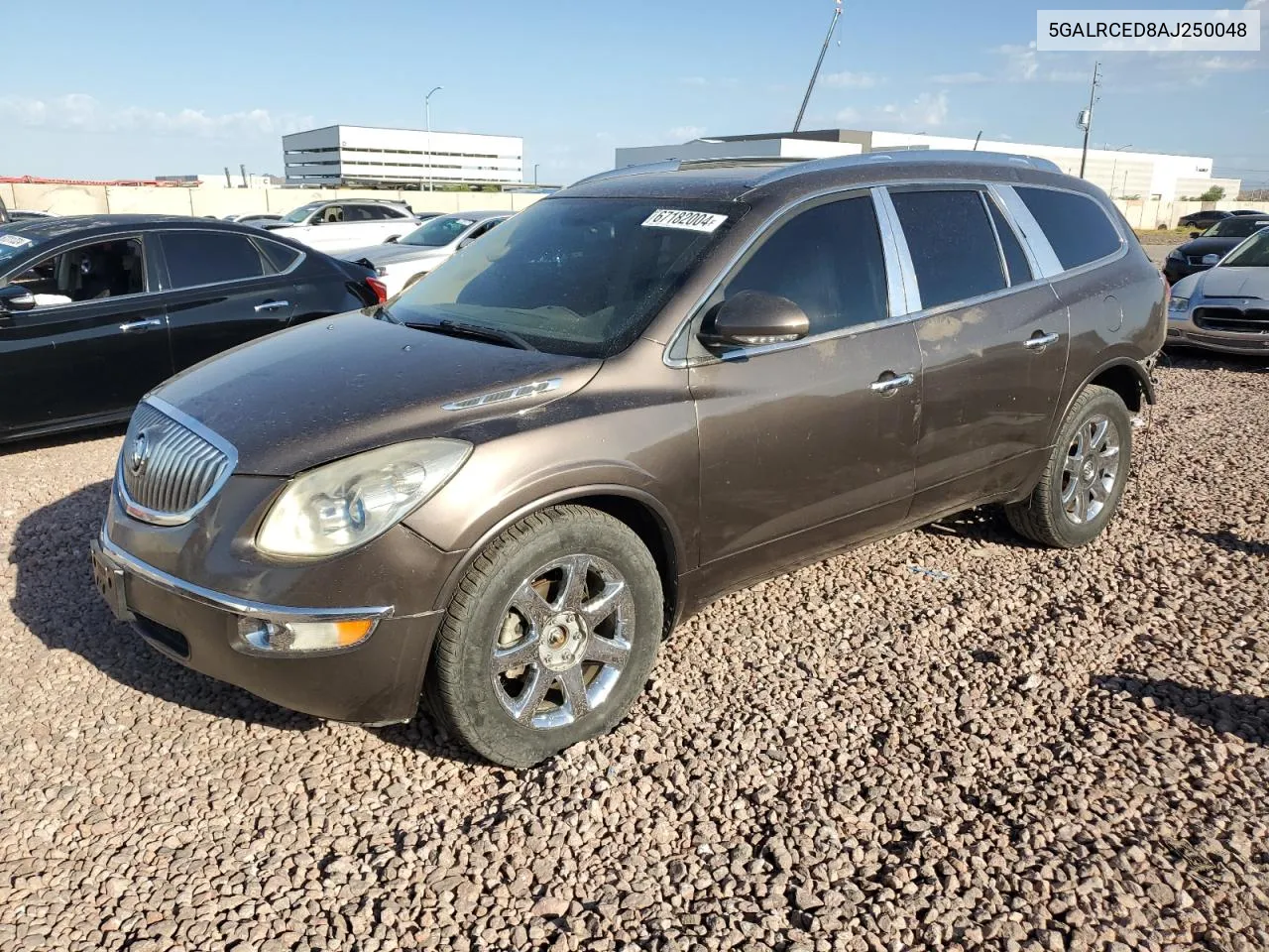 2010 Buick Enclave Cxl VIN: 5GALRCED8AJ250048 Lot: 67182004