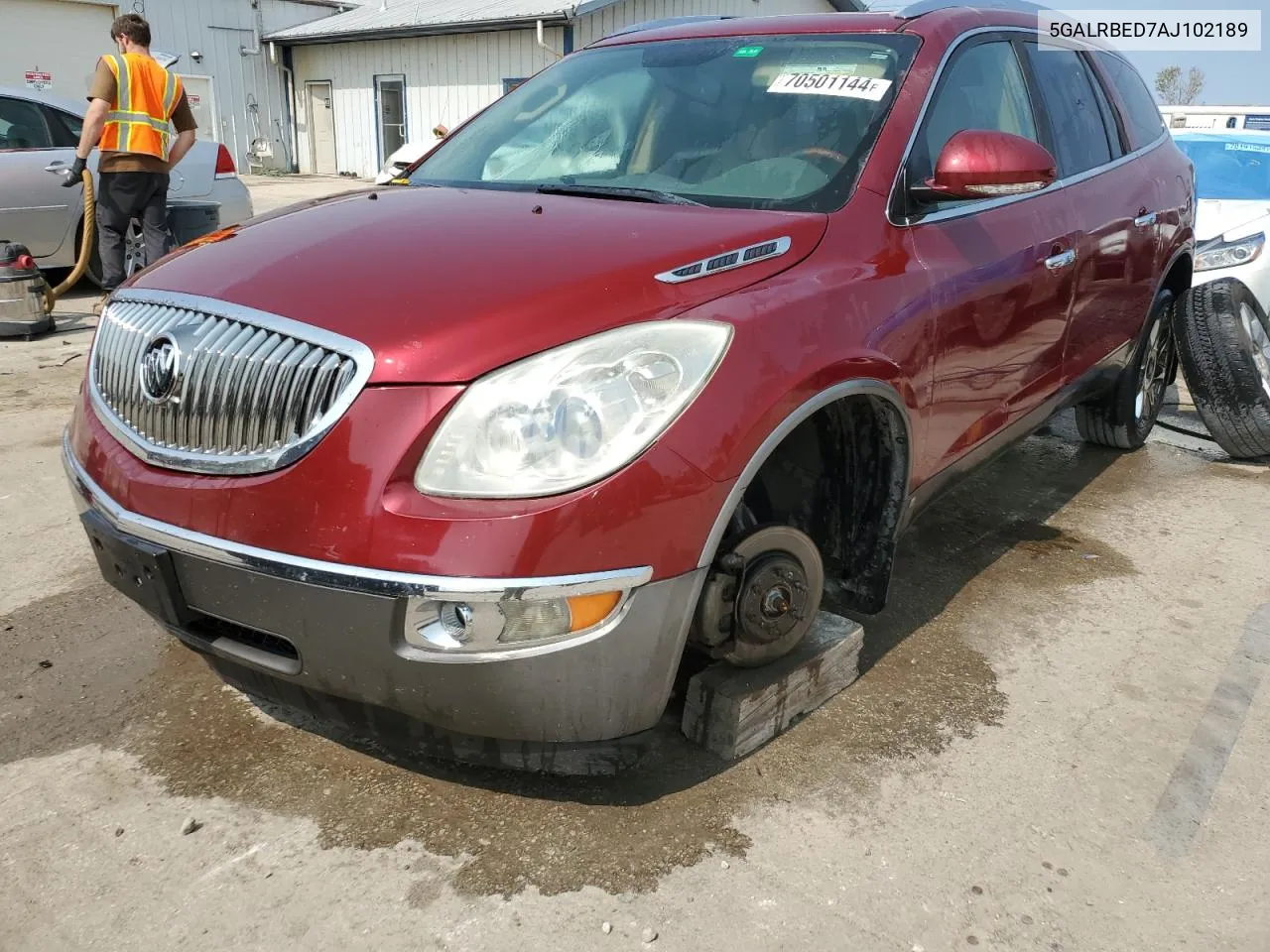 2010 Buick Enclave Cxl VIN: 5GALRBED7AJ102189 Lot: 70501144