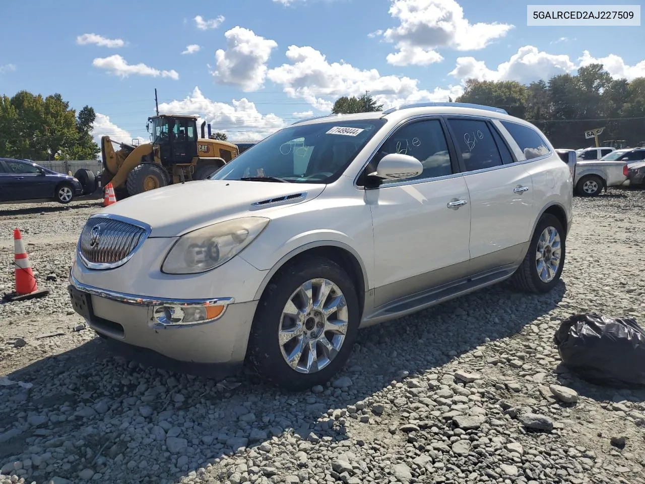 2010 Buick Enclave Cxl VIN: 5GALRCED2AJ227509 Lot: 71479444