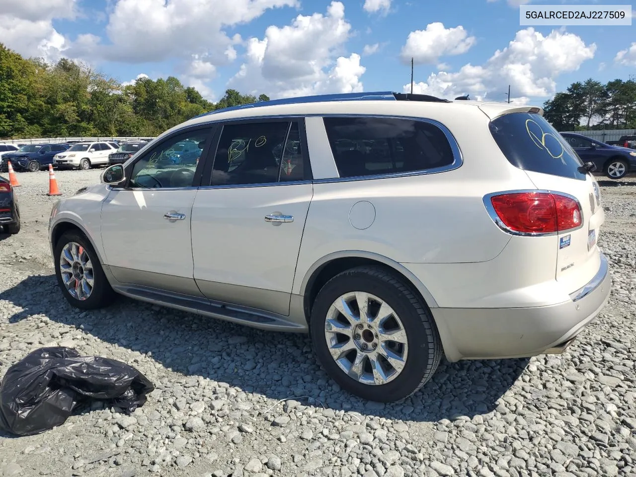 2010 Buick Enclave Cxl VIN: 5GALRCED2AJ227509 Lot: 71479444