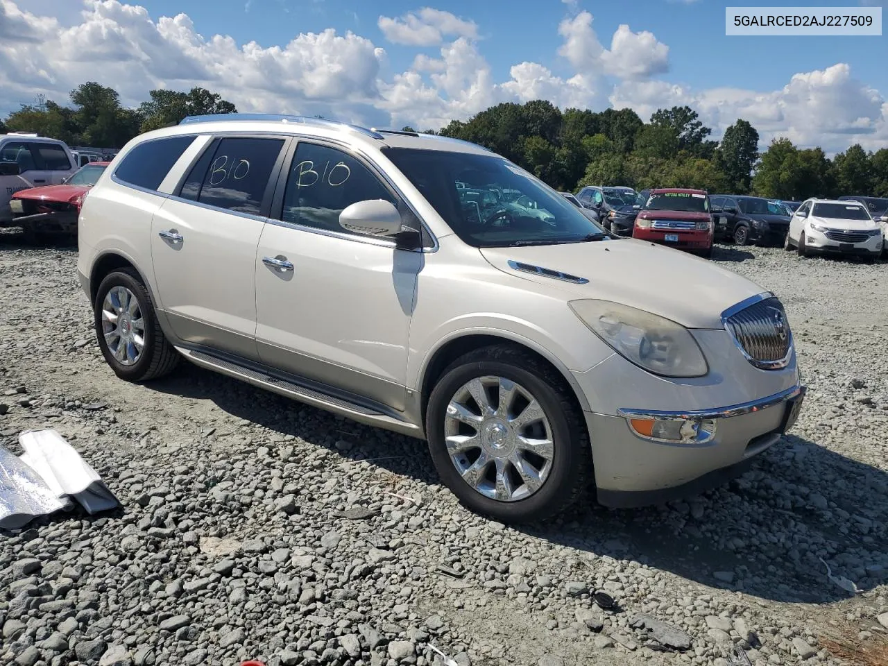 2010 Buick Enclave Cxl VIN: 5GALRCED2AJ227509 Lot: 71479444