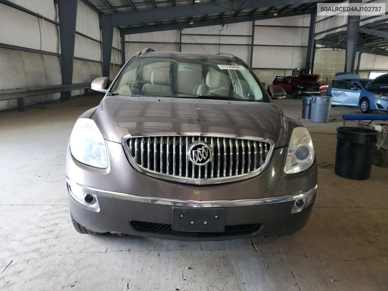 2010 Buick Enclave Cxl VIN: 5GALRCED4AJ102737 Lot: 71776464