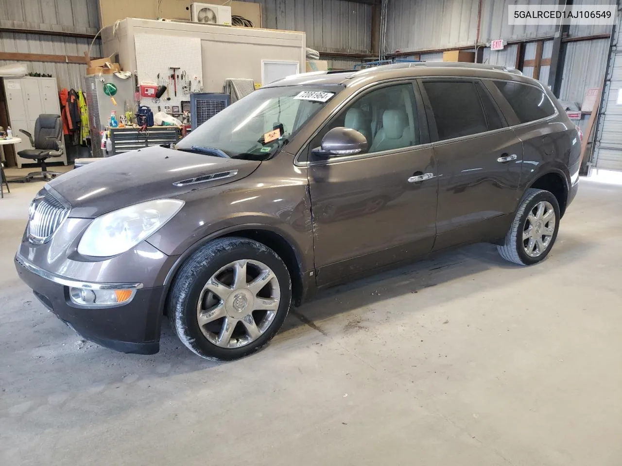 2010 Buick Enclave Cxl VIN: 5GALRCED1AJ106549 Lot: 72081964