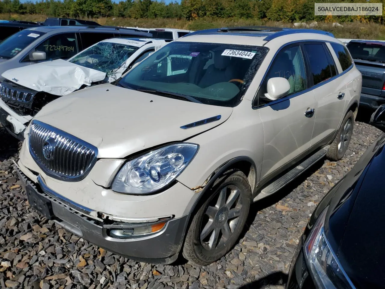 2010 Buick Enclave Cxl VIN: 5GALVCED8AJ186024 Lot: 73634044