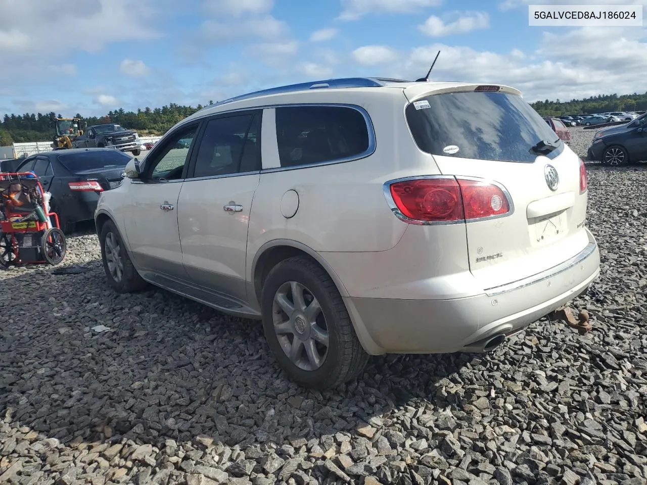 2010 Buick Enclave Cxl VIN: 5GALVCED8AJ186024 Lot: 73634044