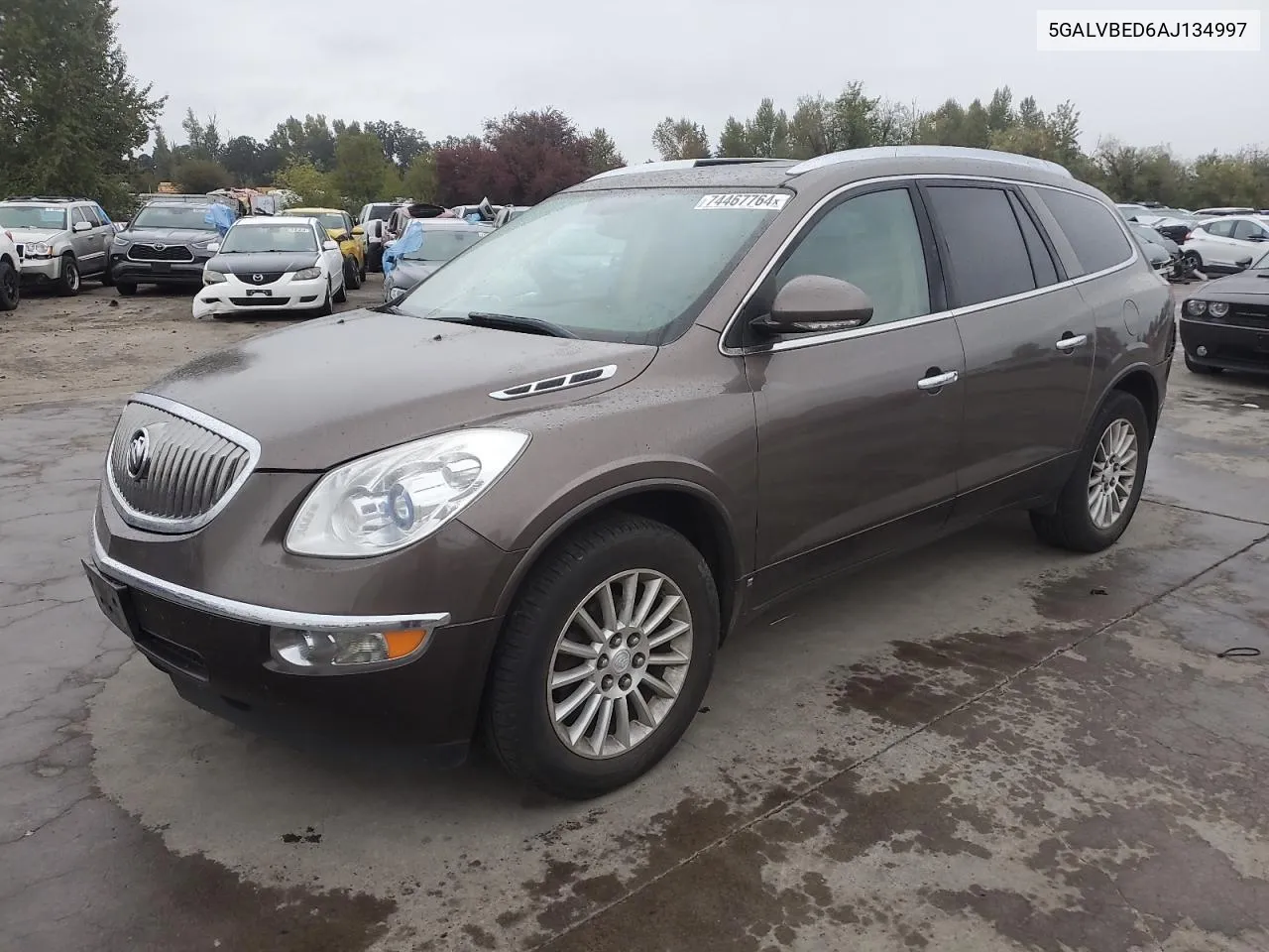 2010 Buick Enclave Cxl VIN: 5GALVBED6AJ134997 Lot: 74467764