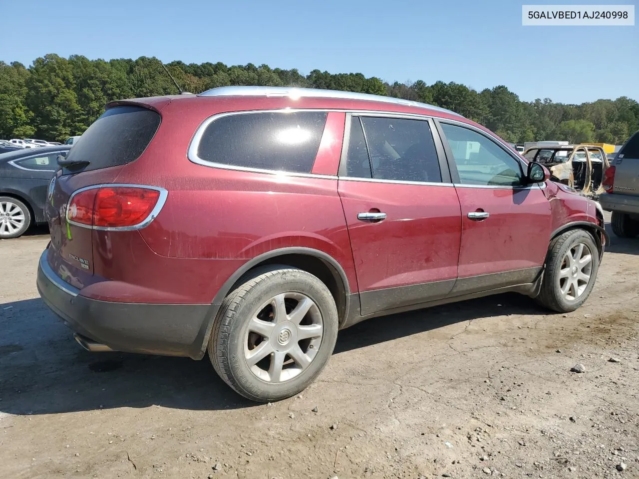 2010 Buick Enclave Cxl VIN: 5GALVBED1AJ240998 Lot: 75729424