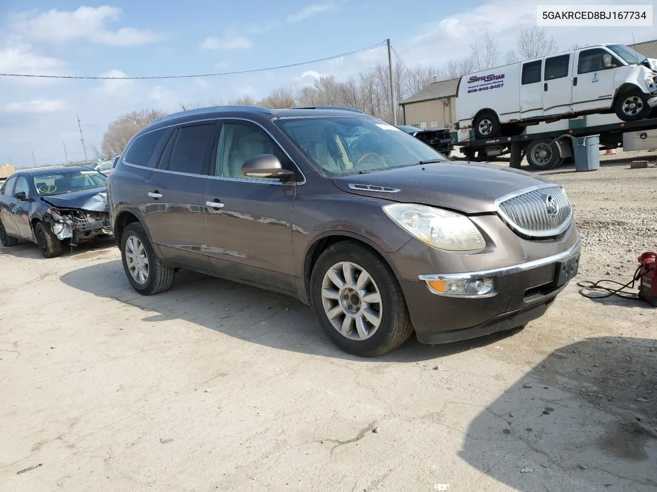 2011 Buick Enclave Cxl VIN: 5GAKRCED8BJ167734 Lot: 45350994