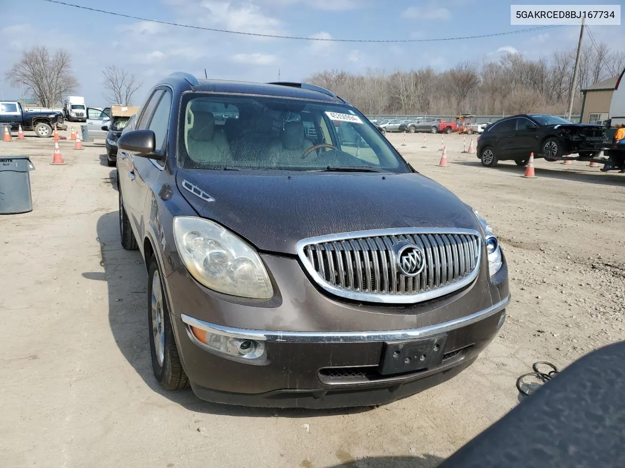 2011 Buick Enclave Cxl VIN: 5GAKRCED8BJ167734 Lot: 45350994