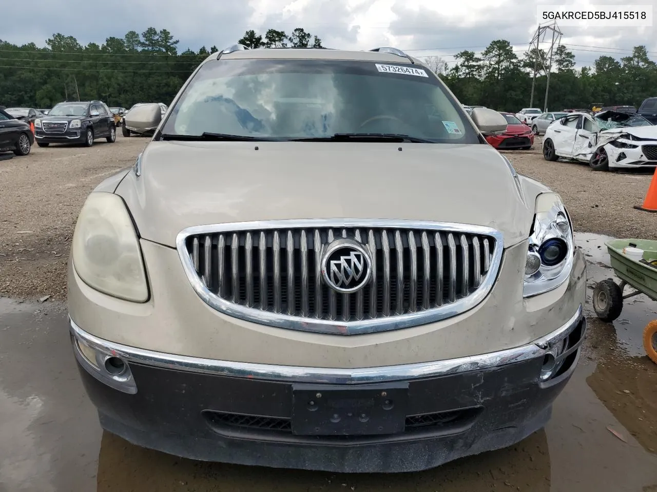 2011 Buick Enclave Cxl VIN: 5GAKRCED5BJ415518 Lot: 57326474