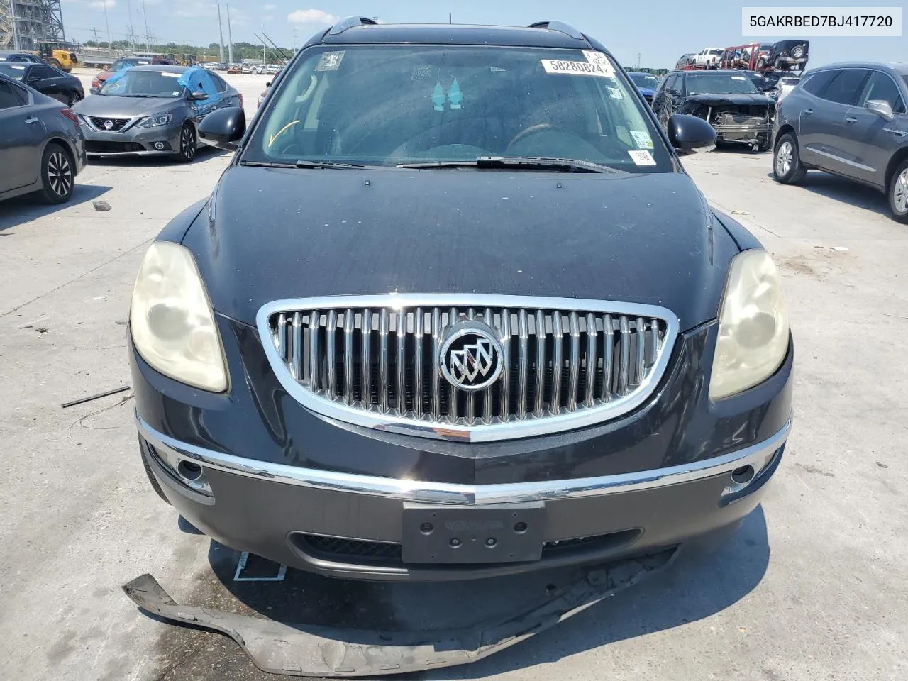 2011 Buick Enclave Cxl VIN: 5GAKRBED7BJ417720 Lot: 58280824