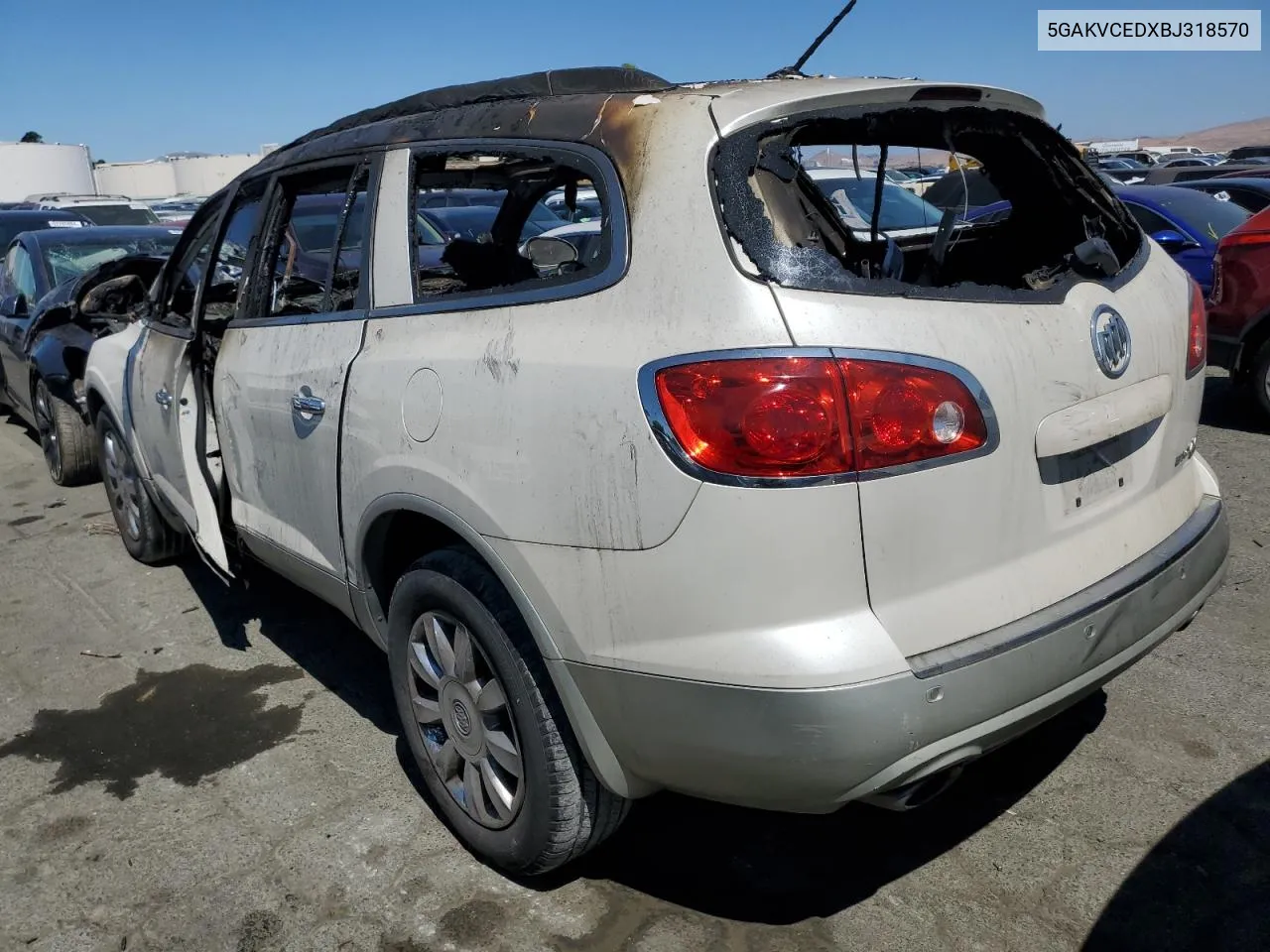 2011 Buick Enclave Cxl VIN: 5GAKVCEDXBJ318570 Lot: 62317244