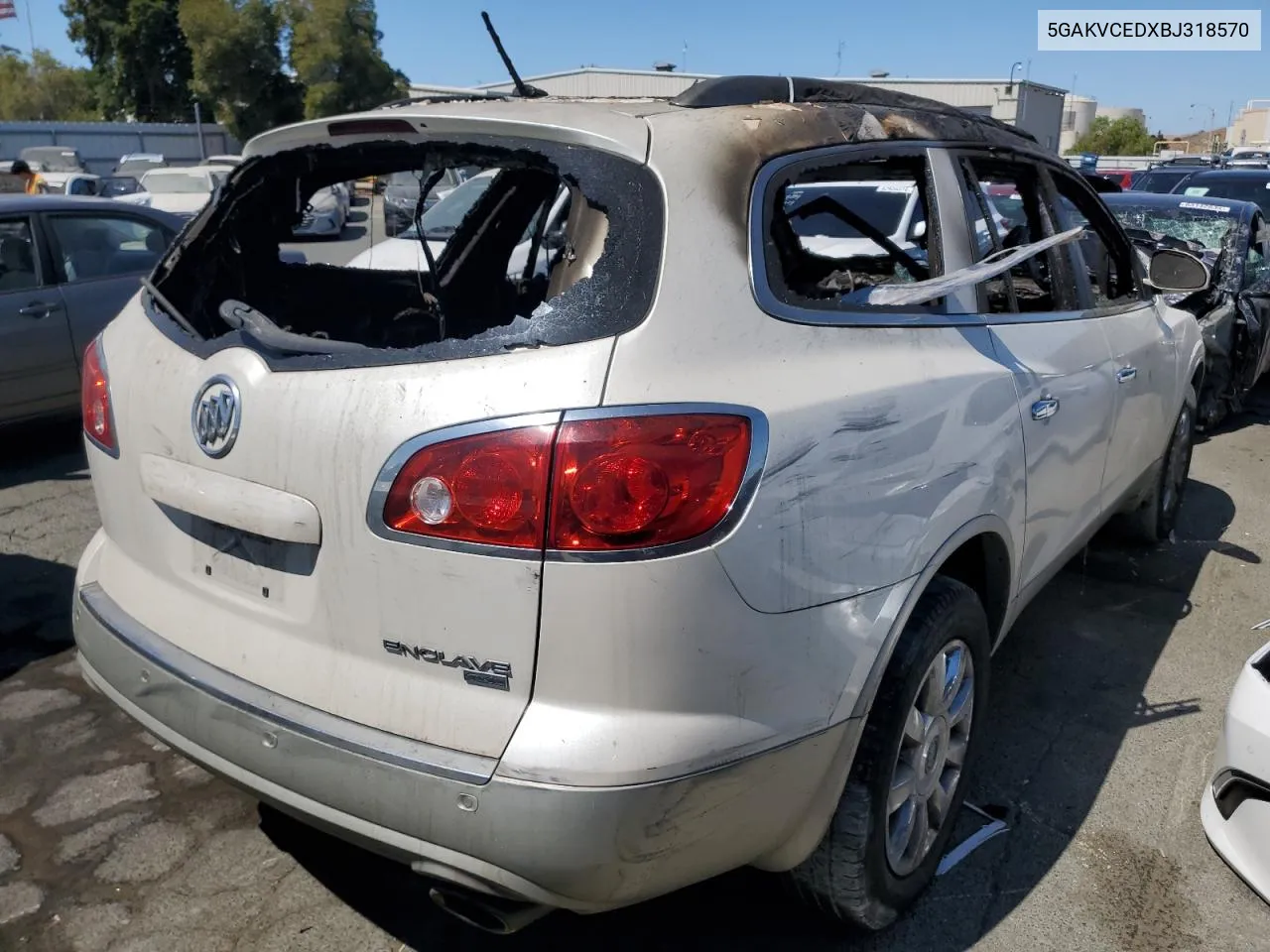 5GAKVCEDXBJ318570 2011 Buick Enclave Cxl