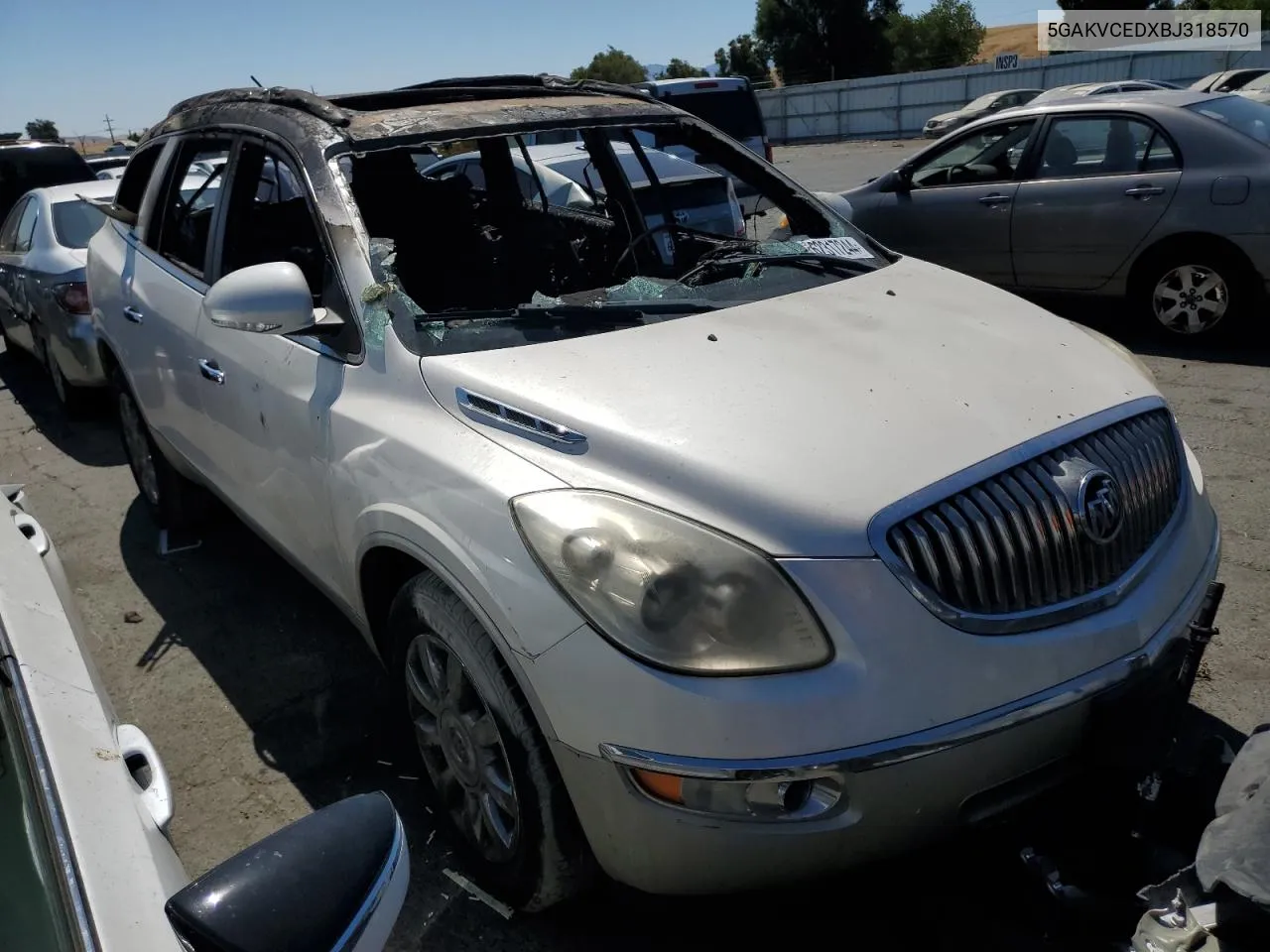 2011 Buick Enclave Cxl VIN: 5GAKVCEDXBJ318570 Lot: 62317244