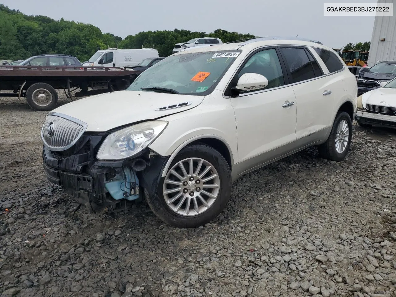 2011 Buick Enclave Cxl VIN: 5GAKRBED3BJ275222 Lot: 64010924