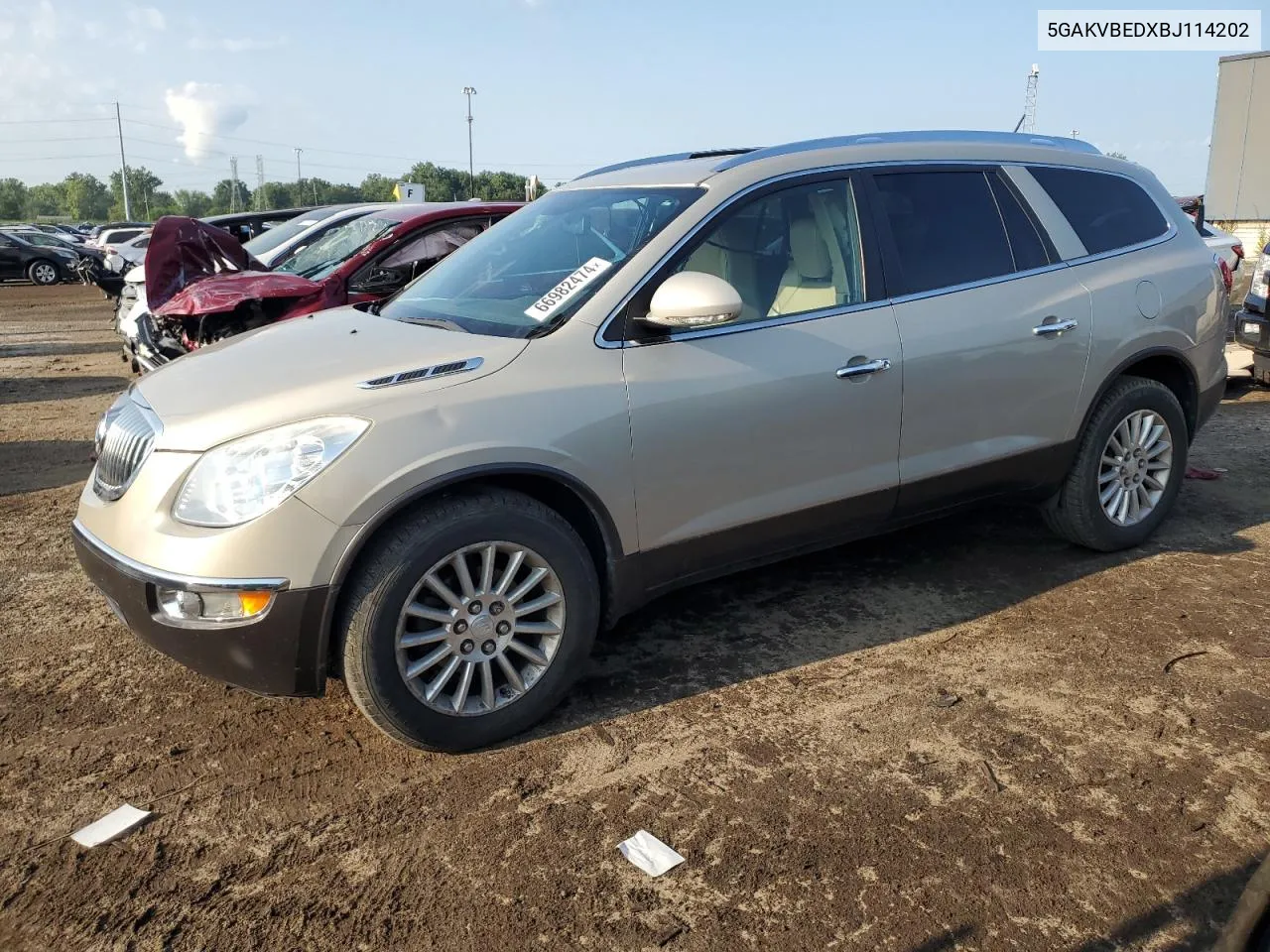 2011 Buick Enclave Cxl VIN: 5GAKVBEDXBJ114202 Lot: 66982474