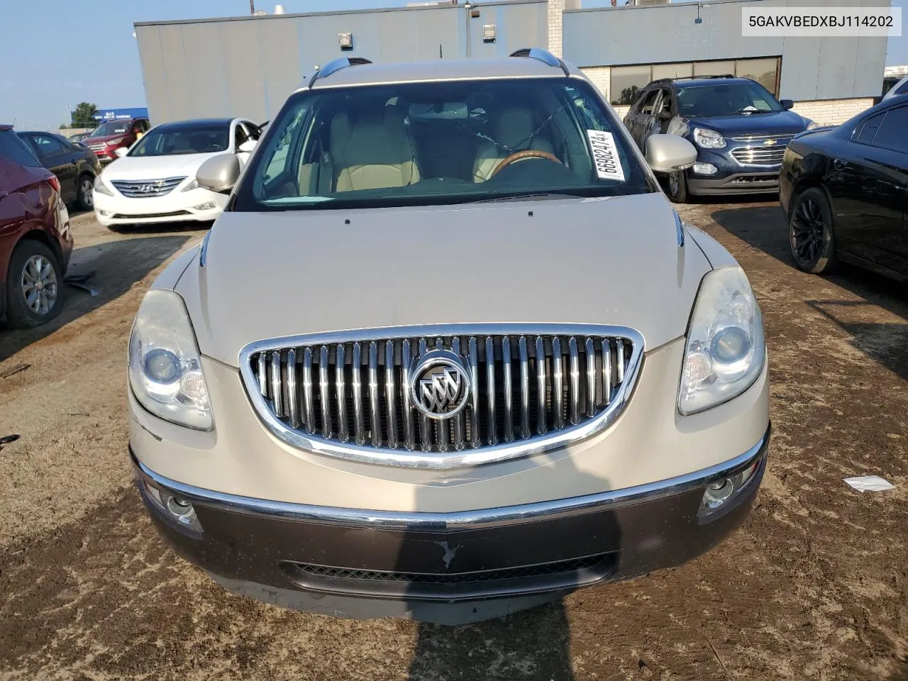 2011 Buick Enclave Cxl VIN: 5GAKVBEDXBJ114202 Lot: 66982474