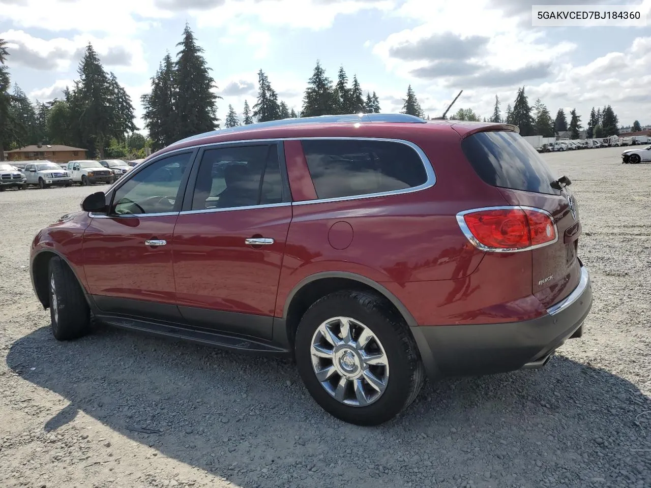 2011 Buick Enclave Cxl VIN: 5GAKVCED7BJ184360 Lot: 67512554